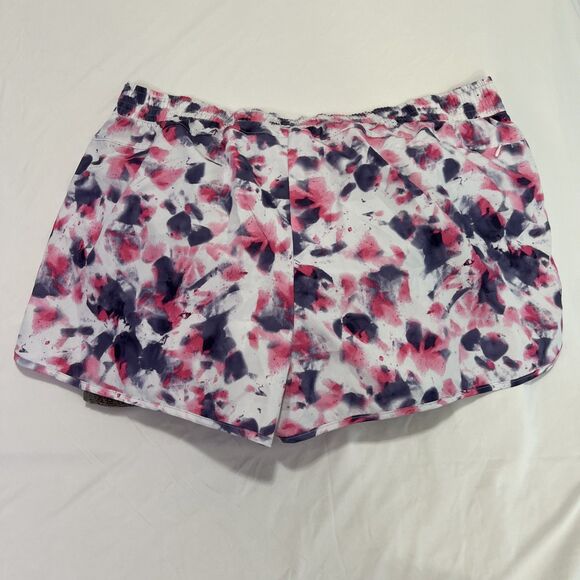 Women’s Athletic Shorts With Pockets Drawstring Pink multi color Size XXL - Picture 4 of 4